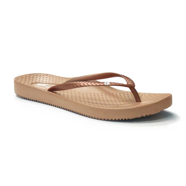 Tiki Girl Rose-Gold slipper
